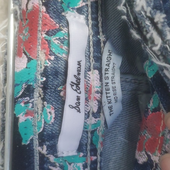 Sam Edelman The Kitten Straight Mid Rise Jeans Size 14/32 NWT - Picture 5 of 8